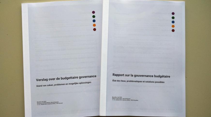 Publicatie van het verslag over de budgettaire governance